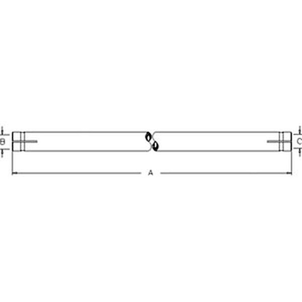 Aftermarket Tie Rod Tube Fits Ford Tractor 455 550 555 555A 555B 655 655A E6NN3282AA - main